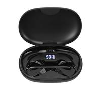 XUMIUZIY Auricolari di Traduzione Bluetooth 5.3 con Gancio per l'orecchio |Auricolari Ai Translator da 133 Lingue per l'apprendimento di Viaggi d'affari in Tempo Reale (BLACK)