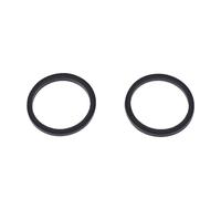 XUMIUZIY Bike Disc Brake Caliper Piston Rubber Ring Seal 2 Pack | Parti di riparazione idrauliche per MTB da strada, guarnizione in elastomero durevole, set di tappi, componente di