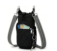 XUMIUZIY Borsa a Tracolla con Porta Bottiglia D'acqua per Donne Antifurto