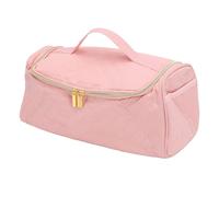 XUMIUZIY Borsa per il Trucco da Viaggio con Scomparti Multipli e Divisori, Organizer da Toilette Dal Design Integrato per Strumenti per lo Styling