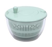 XUMIUZIY Centrifuga per Insalata 3 in 1 Grande Essiccatore Robusta Base Antiscivolo per Efficienza in 5,5 X 9,3 Pollici (GREEN)