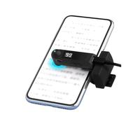 XUMIUZIY Clicker Automatico per Telefono IOS, Silenzioso, Display (BLACK) | Tapper Automatico dello Schermo del Telefono, 99 velocità Regolabili, 150mAh Ricaricabile, per Giochi, Mi Piace per