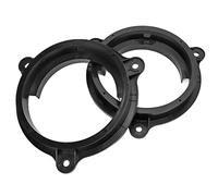 XUMIUZIY Confezione 2 Anelli Distanziatori Neri per Adattatore per Altoparlante 6,5" - Staffa Adattatore per Altoparlante per Porta Standard Originale Adatta per Murano - Installazione Semplice