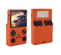 XUMIUZIY Console per Videogiochi Portatile con Prestazioni Potenti, Schermo da 3,5 Pollici per Pause Pranzo Divertenti e Senza Fine (ORANGE)