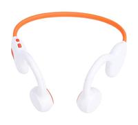 XUMIUZIY Cuffie Bluetooth per Bambini, Cuffie con Cancellazione del Rumore Resistenti All'acqua IPX4 per Dormire a Scuola (Bianco Arancio)