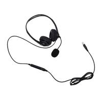 XUMIUZIY Cuffie USB con Microfono con Cancellazione del Rumore, Cuffie Stereo Cablate per Lavoro Al Computer, con Microfono Regolabile, Cuscinetti Auricolari in Memory Foam, Plug and Play
