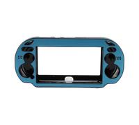 XUMIUZIY Custodia Protettiva in Alluminio Colorato per Console PS Vita 1000, per Guscio PS Vita con Componente Chiave Accessibile, Sabbiata (azzurro)