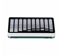 XUMIUZIY Display Spettro Musicale a LED, Analizzatore Musicale a 384 LED 1624 Segmenti, Indicatore di Spettro di Pickup del Ritmo di Tipo C da 3,5 Mm per la Decorazione Domestica della