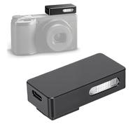 XUMIUZIY Flash per Fotocamera Flash per GR4 GR3 GR3X con Livelli di Potenza Regolabili Supporto per Slitta a Contatto Caldo Batteria Incorporata Carica 1H 400 Scatti