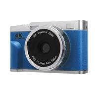 XUMIUZIY Fotocamera Digitale UHD 4K 68MP, Videocamera con Messa a Fuoco Automatica con Schermo HD da 2,8 Pollici, Zoom Digitale 16X, Antivibrazione, Time Lapse, Videocamera Portatile da (Blue)