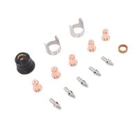 XUMIUZIY Kit Punta Elettrodo 50 Pezzi per CUT-55DS Pro CUT-65DS | Set consumabili per pistola da taglio, resistente lega di ottone e zinco, con cappuccio protettivo per taglierina CUT-55DS