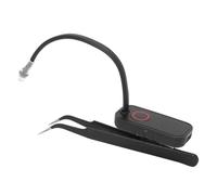 XUMIUZIY Lampada LED per Extension Ciglia con Pinzette Lunghezza D' 1W 405nm Lampada Polimerizzatrice per Colla Tubo Pieghevole Regolazione a 180° Controllo Touch per Professionisti del