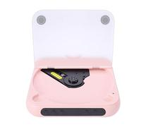 XUMIUZIY Lettore CD Portatile con Doppi Altoparlanti Stereo, Lettore CD Ricaricabile Bluetooth 5.3 con Cuffie, Supporto Ingresso USB AUX, Riproduzione in Loop per Auto di Casa (Rosea)