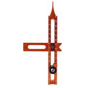 XUMIUZIY Magnete Strumento per Tracciare Scala su 4 Lati Resistente e Durevole Regolabile per Carpenteria Lega di Alluminio Multiuso 2 unità