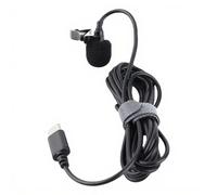 XUMIUZIY Microfono Lavalier, Microfono di Lapel Cablato di Tipo C USB per Intervista Registrazione degli Smartphone Video Online Streaming in Diretta, Riduzione del Rumore, Plug and