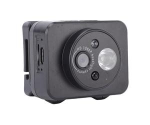 XUMIUZIY Mini Action Camera Montata Sulla Testa con Luce LED, Videocamera Indossabile con Batteria da 1000 MAh, Videocamera da 2 MP 1080P per Ciclismo, Escursionismo, Pesca (Senza scheda di memoria)