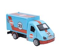 XUMIUZIY Modello di Camion Portacontainer Giocattolo Dettagliato e Realistico Set da Gioco Piccolo Modello di Veicolo per Bambini, Design di Contenitore Portatile, Migliora le abilità e il Pensiero