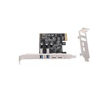 XUMIUZIY PCIE A USB 3.2 Card di Espansione Gen 1, Larghezza di Banda 5 Gbps 2 Tipo C e 2 Tipo A Adattatore Desktop PCI Express Desktop, con Plug and Play, per il Winos MacOS