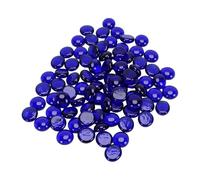 XUMIUZIY Perline di Vetro Piatte Riempitivo per Vasi per Decorazione | Gemme decorative, accenti da tavolo, ciottoli per terrari, materiali per mosaici, pietre per lo styling della casa