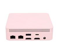 XUMIUZIY Piccolo PC, Computer Desktop Gigabit Multimediale HD 2.4G 5G Dual Band WiFi 4.2 HD, con di Raffreddamento a Ventola Silenziosa, per Lavoro in Ufficio a (8G e 256G Rosa)