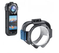 XUMIUZIY Protettore delle Lenti per In sta 360 X5, Protezione in Vetro Temperata Ottica, Scatto su Installazione, Rimovibile, a Prova di Acqua e Anti -scratch, Ad Alta Trasparenza