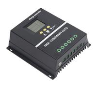 XUMIUZIY Regolatore di Energia Solare Versatile, Controller MPPT, Doppia Porta USB, Display LCD per Batteria 12 V, 24 V, 36, 48, per attività All'aperto