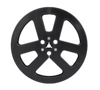 XUMIUZIY Rulzino da 7 Pollici con 6 Fori Nab Flange, Riproduzione del Suono Liscio, Sostituzione Universale per Pioniere, Studer (Black)
