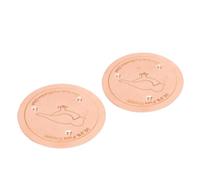XUMIUZIY Set di 2 Dischi in Rame per Abbeveratoio per Uccelli, Purificatore d'Acqua in Rame per Abbeveratoi per Uccelli All'aperto, per Tutte Le Stagioni
