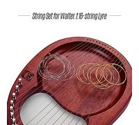 XUMIUZIY Set di Corde per Arpa a Lira Walter.t A16X da 16 Pezzi in Metallo Resistente con estremità Sferica per WH-16, Forniscono un Suono Molto Classico