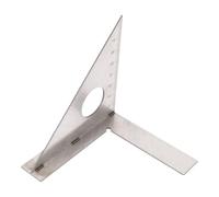 XUMIUZIY Squadra Misura Angolo Multi 3D per Falegnameria | Acciaio inossidabile resistente, scale incise resistenti sbiadimento, tagli obliqui, falegnameria per cornici, strumento