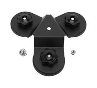 XUMIUZIY Supporto a Tripla Ventosa, 3 Potenti Ventose Magnetiche con Diametro della Superficie Tattile di 6,5 Cm, Angoli Regolabili per Superfici Curve, con Interfacce a Vite da 1/4 3/8