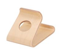 XUMIUZIY Supporto per Telefono in Legno, Supporto Ergonomico per Tablet in Noce con Rivestimento Impermeabile, Cuscinetto Antiscivolo per Tablet (Leggero)