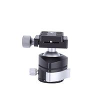 XUMIUZIY Testa a Sfera a Bloccaggio Rapido, Testa a Sfera per Treppiede da 32 Mm con Piastra a Sgancio Rapido, capacità di Carico Compatta e Leggera da 8 Kg per Monopiede per Fotocamera