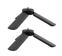 XUMIUZIY Treppiede 3 da 2 Pezzi per Action Camera, Assorbimento delle Vibrazioni, Supporto Portatile da Scrivania, Piccolo Selfie Stick Portatile con Vite da 1/4 di Pollice Vlog per