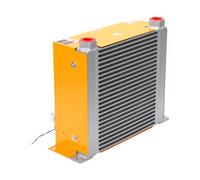 XUMIUZIY Ventilatore Idraulico Raffreddatore DC 100L/min Radiatore Olio | Nucleo in metallo di grado industriale, flusso d\'aria di 1330 m³/H, utilizzo su trattore escavatore