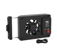 XUMIUZIY Ventola di Raffreddamento per Fotocamera, Ventola di Raffreddamento Esterna a 5 velocità con Canale del Flusso D'aria per Ridurre il Rumore per Fotocamere RP A7M4 A7C ZVE10