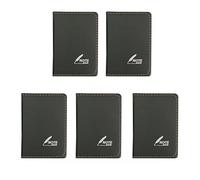 XUMKFJRE 1/5/10 pezzi Quaderno tascabile in pelle A7 con cinturino elastico Diario Libro Affari Università Studenti Scrittura a mano Forniture scolastiche(5 pieces)