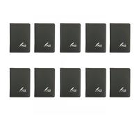 XUMKFJRE 1/5/10 pezzi Quaderno tascabile in pelle A7 con cinturino elastico Diario Libro Affari Università Studenti Scrittura a mano Forniture scolastiche(10 pieces)