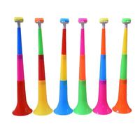 XUMKFJRE 6 Pezzi di Corno da Stadio in plastica 23 Pollici for Eventi Sportivi Calcio (Colore Casuale)