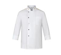 XUMKFJRE Abbigliamento Da Cucina For Uomo Lavoro Chef Di Hotel Catering Cinese E Occidentale A Maniche Lunghe Autunno Inverno(White,XXL)