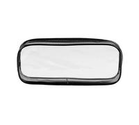 XUMKFJRE Borsa for matite di grande capacità creativa in PVC for studenti, semplice borsa for cancelleria, forniture for scolastica, for riporre per Scuola e Ufficio(Black)
