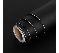 XUMKFJRE Carta da parati Marble Vinyl Film Self Adhesive Wallpaper for Bathroom Kitchen Cupboard Countertops Contact Paper PVC Waterproof Wall Stickers per Decor(Matt Dark Black,3.0mx60cm)