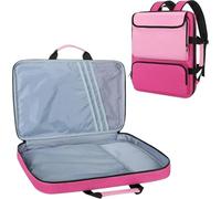 XUMKFJRE Custodia for portfolio artistico A3 15 x 18 pollici, borsa da viaggio for artisti, opere d'arte e materiali for la pittura(Pink)