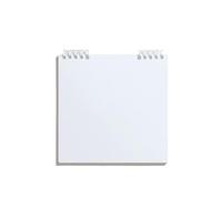 XUMKFJRE Square Notebook Substyle Simple Checkered Manual Ledger Student Diary Super Thick Blank Book Journal Notebook(White)