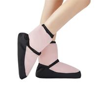 XUMKFJRE Stivali da Riscaldamento per Balletto Scarpe da Ballo Invernali da Donna, Stivali Caldi con Clip in Cotone, Caviglia, Corpo Morbido, Suola Morbida, Balletto(Pink,L)