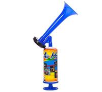XUMKFJRE Tromba Portatile for tifo da Calcio, Tromba a Pressione Riutilizzabile e ad Alta Voce, fanfara for Il Campionato di(Blue 1PCS)