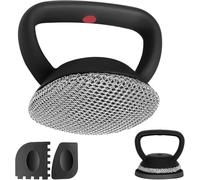 Xummi Detergente in ghisa, detergente per padelle in ghis 2 raschietti per barbecue + 1 tappetino, acciaio 316, spazzola a rete con manico per padelle in ghisa e padelle, lavabile in lavastoviglie