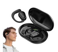 Xummpxuk Auricolari traduttori linguistici, Cuffie Aperte, traduzione linguistica in Reale, Suono HD, Auricolari Aperti con Display a LED, per Palestra, Corsa, Allenamento, 144 Lingue