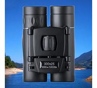 XuNada Mini Binocolo Portatile, Zoom HD 5000m Binocolo Telescopico Potente Visione Notturna Pieghevole a Lungo Raggio 300x25 in Condizioni di Scarsa Illuminazione