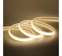XUNATA 16 m LED al neon flessibile con interruttore, 220 V striscia LED COB, alta luminosità 288 LED/m, IP65 impermeabile, ogni taglio di 50 cm, luce a corda- bianco naturale